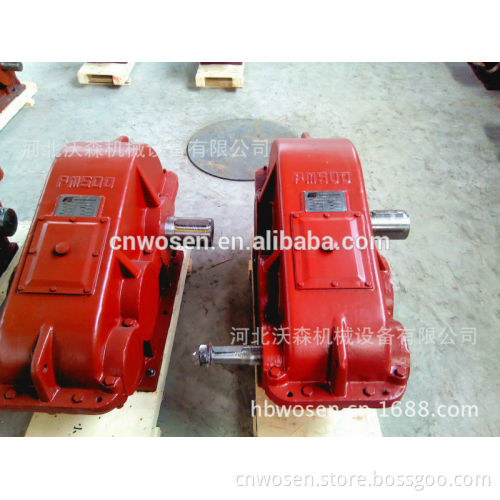 JZQ/ZQ/PM500 hypoid worm speed reducer